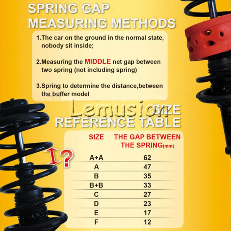 Atreus 2pcs Car Universal Bumper Shock Absorber Rubber Spring For VW polo passat b5 b6 Mazda 3 6 cx-5 Toyota corolla Ford focus
Atreus 2pcs Car Universal Bumper Shock Absorber Rubber Spring For VW polo passat b5 b6 Mazda 3 6 cx-5 Toyota corolla Ford focus