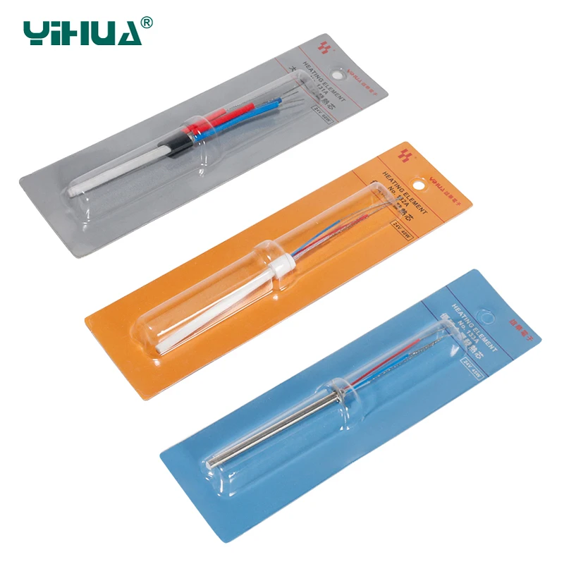 YIHUA Soldering Iron Core Heater 40W 45W 60W Metal Ceramic Heating Element For 853AAA 995D 853D 936 937D 8786D Rework Station
YIHUA Soldering Iron Core Heater 40W 45W 60W Metal Ceramic Heating Element For 853AAA 995D 853D 936 937D 8786D Rework Station