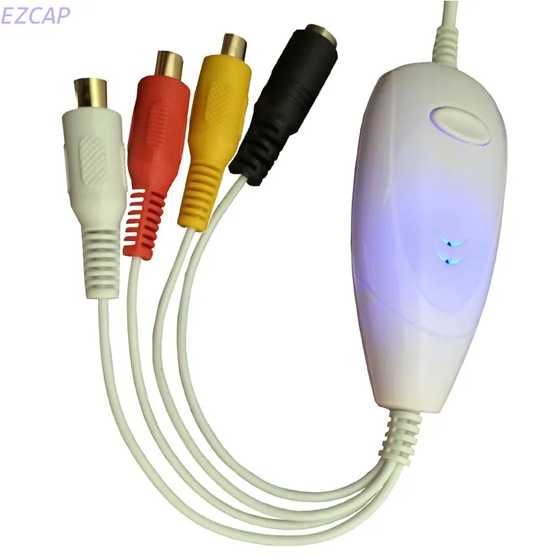 Новинка 2017 vhs к usb2.0 аудио-видео конвертер для MAC Win7 Win8 Win10 с снимок ключ