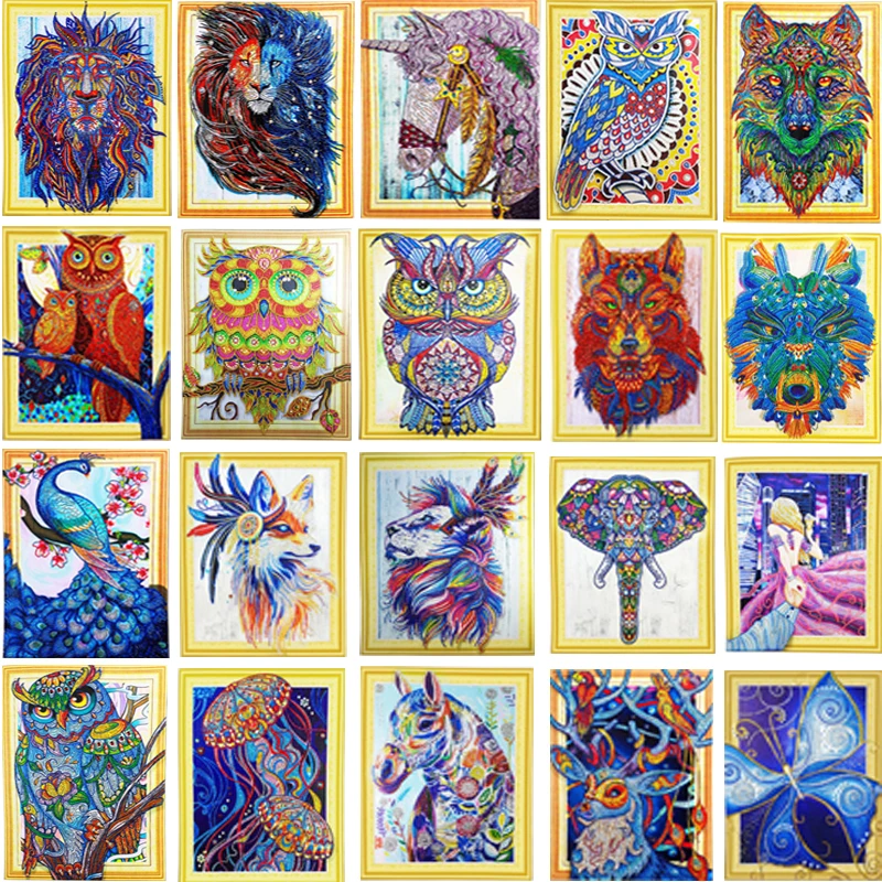 GLymg 5D Special Shaped Diamond Painting Cross Stitch Diamond Embroidery Animals Picture Of Rhinestones European Home Decor
GLymg 5D Special Shaped Diamond Painting Cross Stitch Diamond Embroidery Animals Picture Of Rhinestones European Home Decor