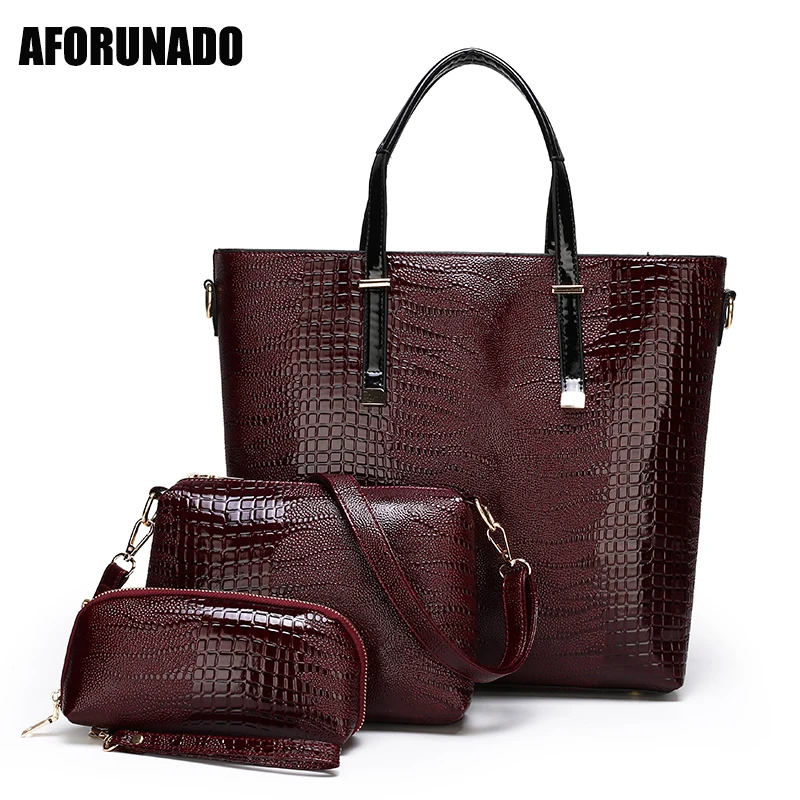 Luxury Handbags Women Bags Designer Ladies Oil Skin PU Leather Shoulder Crossbody Bag For Women 2020 Tote 3Set Top-Handle Bag
Luxury Handbags Women Bags Designer Ladies Oil Skin PU Leather Shoulder Crossbody Bag For Women 2020 Tote 3Set Top-Handle Bag