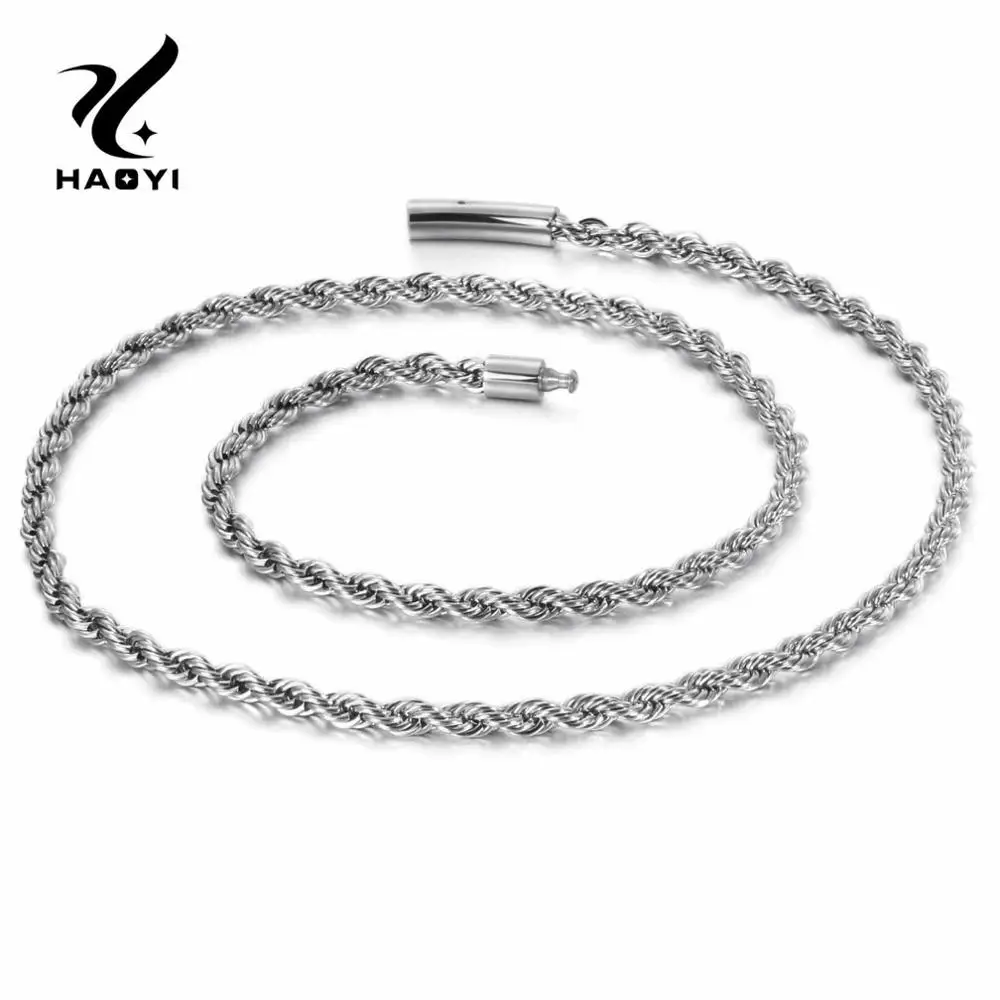 HaoYi Width 6mm/5mm Fashion Stainless Steel Link Chain Necklace For Men Personality Hiphop/Rock Cuban Metal Male Jewelry
HaoYi Width 6mm/5mm Fashion Stainless Steel Link Chain Necklace For Men Personality Hiphop/Rock Cuban Metal Male Jewelry