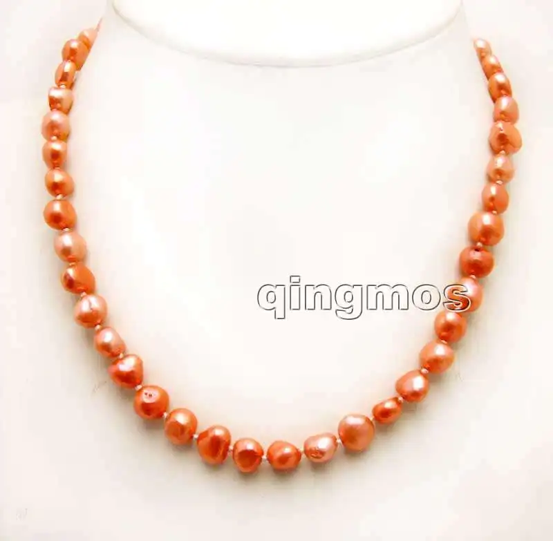 Big 8-9mm Red Baroque Natural Freshwater Pearl Necklace 17''-nec6267 Wholesale/retail Free shipping
Big 8-9mm Red Baroque Natural Freshwater Pearl Necklace 17''-nec6267 Wholesale/retail Free shipping