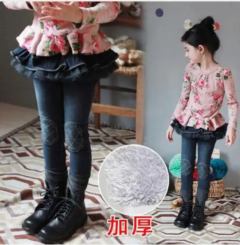 Фото Лидер продаж Детские брендовые джинсы новинка 2019 Зимние легкие облегающие для(China)