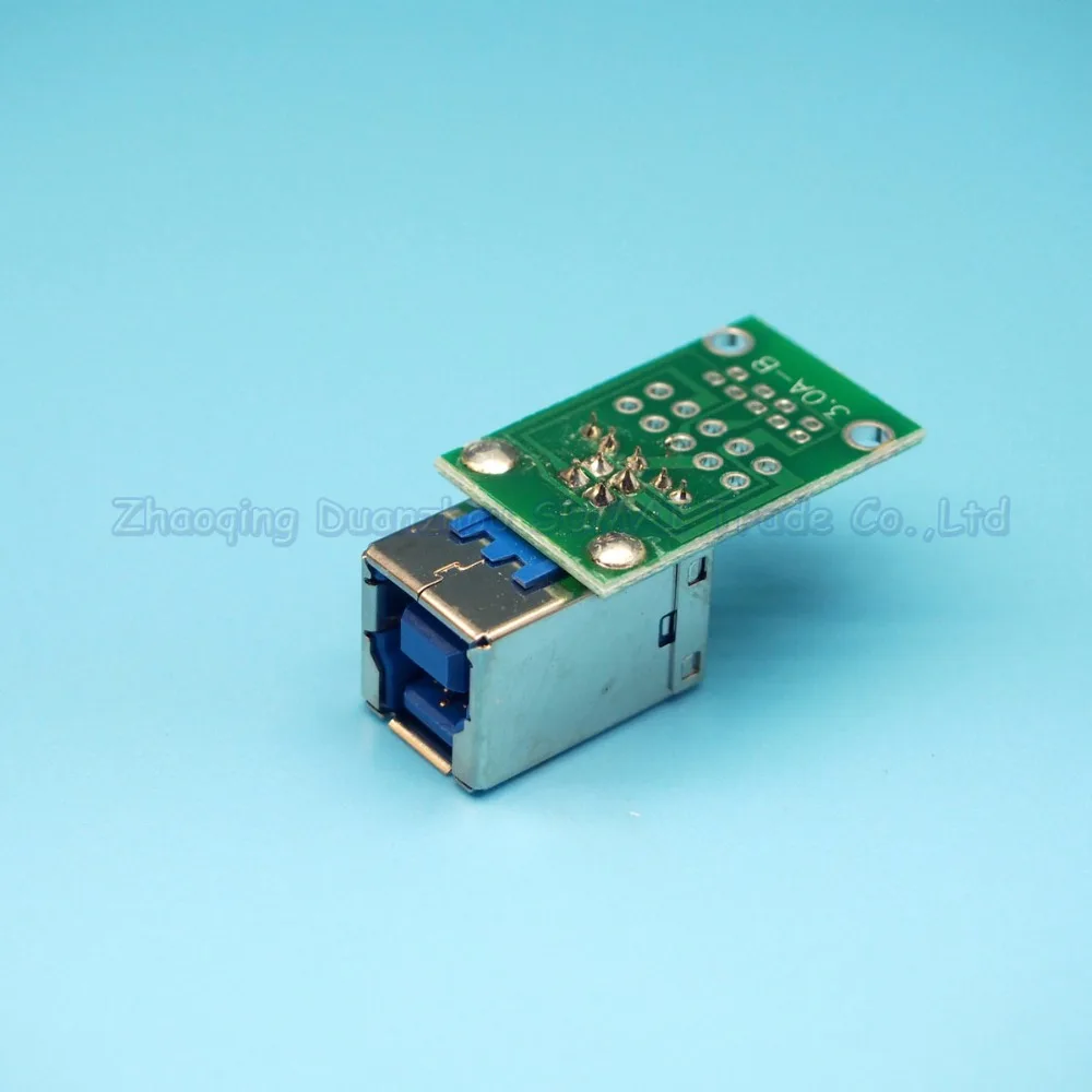 5 шт./лот USB 3 0 B Тип гнездо usb с печатной платой гнездовой разъем | Электроника