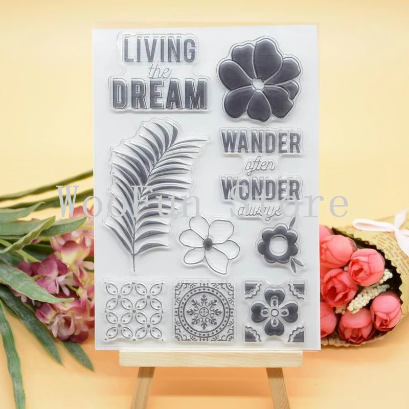 Living Dreams Leaves Rubber Clear Stamp for Card Making Decoration and Scrampbooking Happy birthday Clear stamp
Living Dreams Leaves Rubber Clear Stamp for Card Making Decoration and Scrampbooking Happy birthday Clear stamp