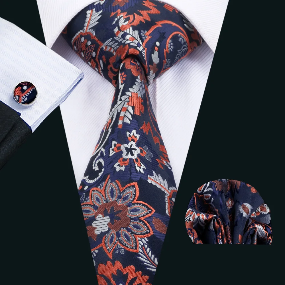 Barry.Wang New Arrival Men`s Tie 18 styles Floral Silk Jacquard Woven Gravata Necktie Hanky Cufflinks Set For Business Wedding
Barry.Wang New Arrival Men`s Tie 18 styles Floral Silk Jacquard Woven Gravata Necktie Hanky Cufflinks Set For Business Wedding