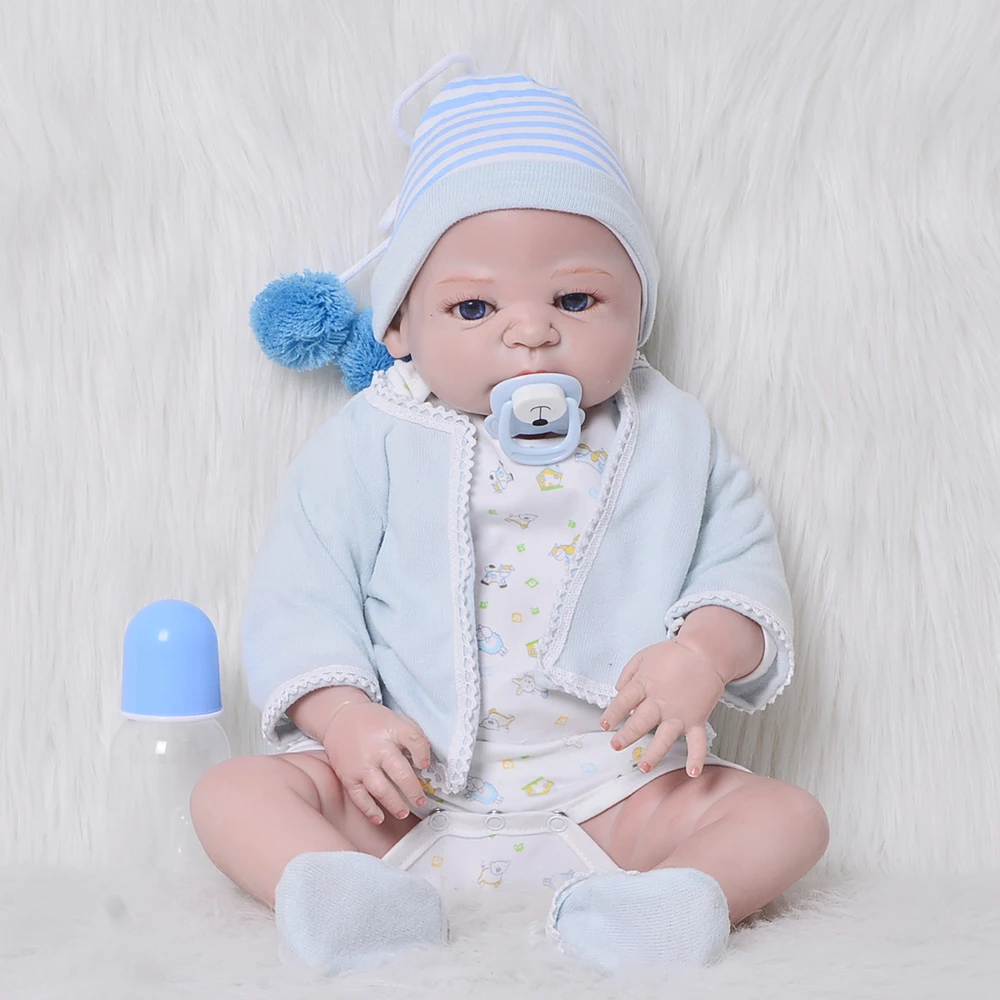 23'' 57 cm Lifelike Reborn Dolls Babies Full Silicone Vinyl Baby Reborn Baby Toy Fashion Kids Playmates For New Birthday Gifts
23'' 57 cm Lifelike Reborn Dolls Babies Full Silicone Vinyl Baby Reborn Baby Toy Fashion Kids Playmates For New Birthday Gifts