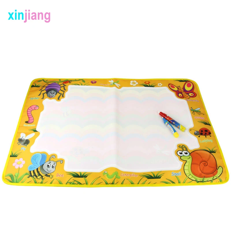 Water Drawing Mat & 2 Magic Pens Water Coloring Board Doodle Rug Writing Coloring Pad Painting Toys Gift Toys For Kids
Water Drawing Mat & 2 Magic Pens Water Coloring Board Doodle Rug Writing Coloring Pad Painting Toys Gift Toys For Kids