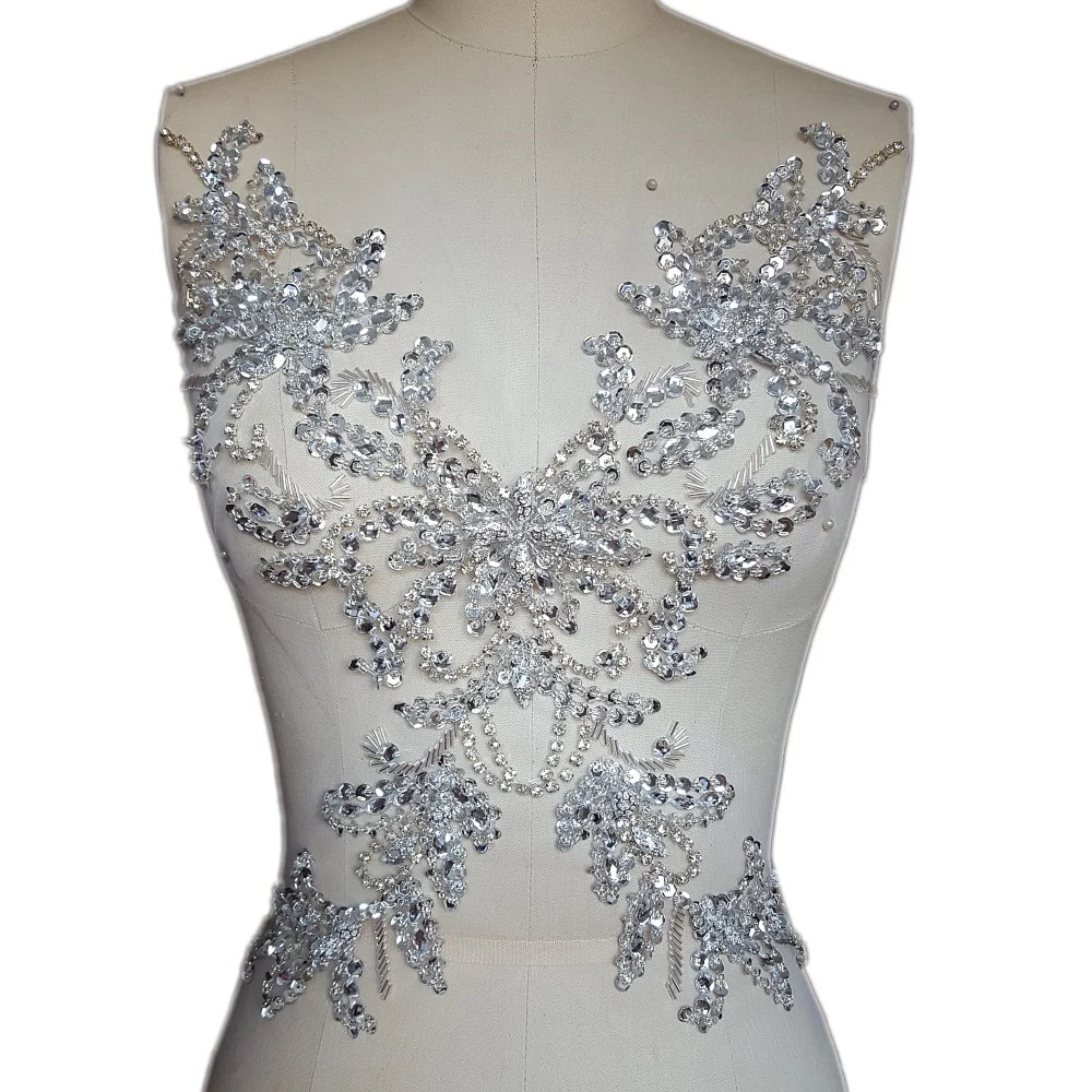 Bi.Dw.M,Fine Silver Rhinestone Applique Patches Beaded 29x39mm Sew-on Wedding Decoration Costumes Dresses Sequin for Clothing
Bi.Dw.M,Fine Silver Rhinestone Applique Patches Beaded 29x39mm Sew-on Wedding Decoration Costumes Dresses Sequin for Clothing