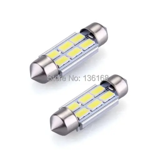 Free Shipping 4PCS 36mm Canbus 5630 SMD 6 LED Ampoule Lampe Dome Festoon 185LM 6500K Blanc Voiture
Free Shipping 4PCS 36mm Canbus 5630 SMD 6 LED Ampoule Lampe Dome Festoon 185LM 6500K Blanc Voiture