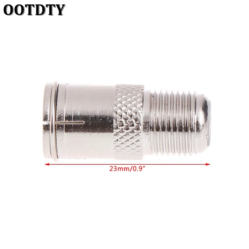 OOTDTY 10 Pcs Quick Fit F Connector Male Plug To Female Adapter - Push On RF Coaxial
OOTDTY 10 Pcs Quick Fit F Connector Male Plug To Female Adapter - Push On RF Coaxial