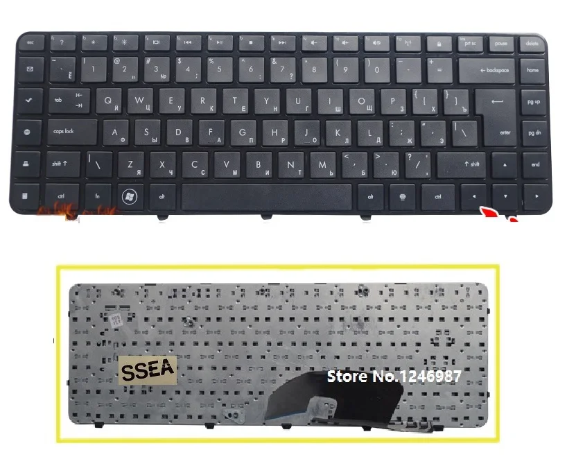 SSEA New RU Keyboard Russian For HP Pavilion Dv6-3000 3029TX 3028TX DV6- 3110er Laptop Keyboard Black
SSEA New RU Keyboard Russian For HP Pavilion Dv6-3000 3029TX 3028TX DV6- 3110er Laptop Keyboard Black