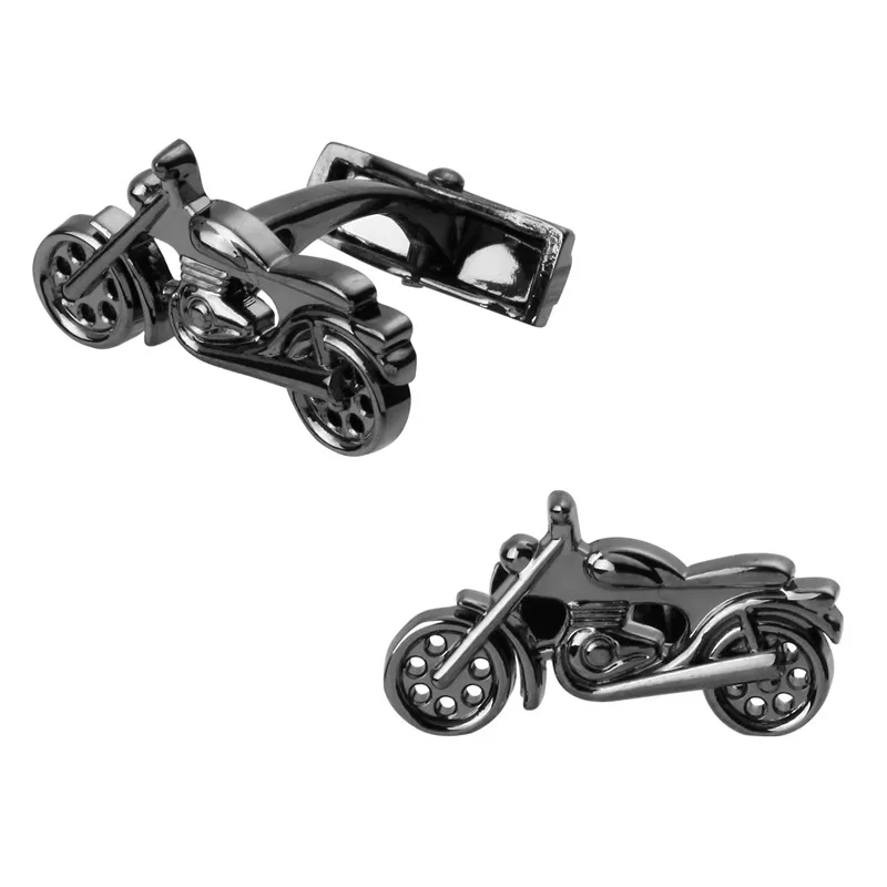 High quality fashion men's shirts Cufflinks black motorcycle design Cufflinks brass material transportation
High quality fashion men's shirts Cufflinks black motorcycle design Cufflinks brass material transportation