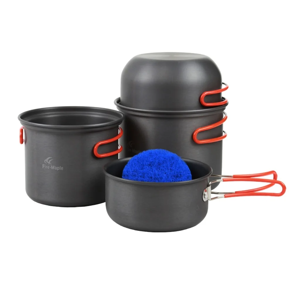Fire Maple Outdoor Pots Set Camping Foldable Cooking Cookware Aluminum Alloy Hiking Picnic Equipment for 2-3 Persons FMC-208
Fire Maple Outdoor Pots Set Camping Foldable Cooking Cookware Aluminum Alloy Hiking Picnic Equipment for 2-3 Persons FMC-208