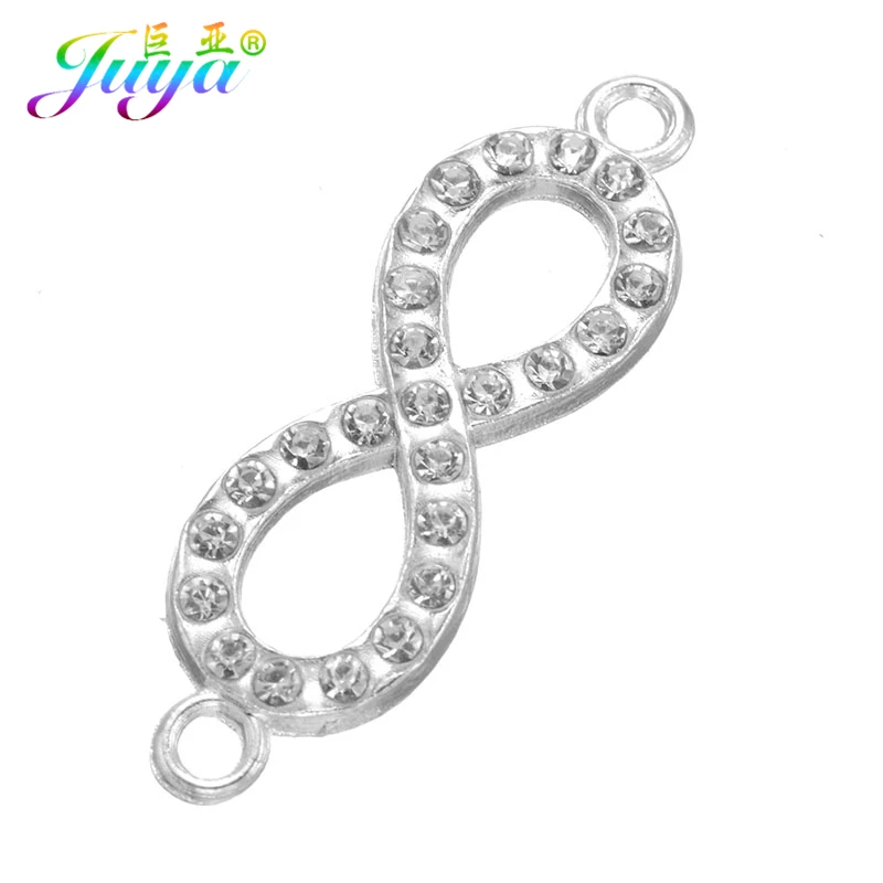 Wholesale 20pieces/lot Cz Rhinestones Gold/Silver Color Infinity Charm Connectors Accessories For DIY Jewelry Making
Wholesale 20pieces/lot Cz Rhinestones Gold/Silver Color Infinity Charm Connectors Accessories For DIY Jewelry Making