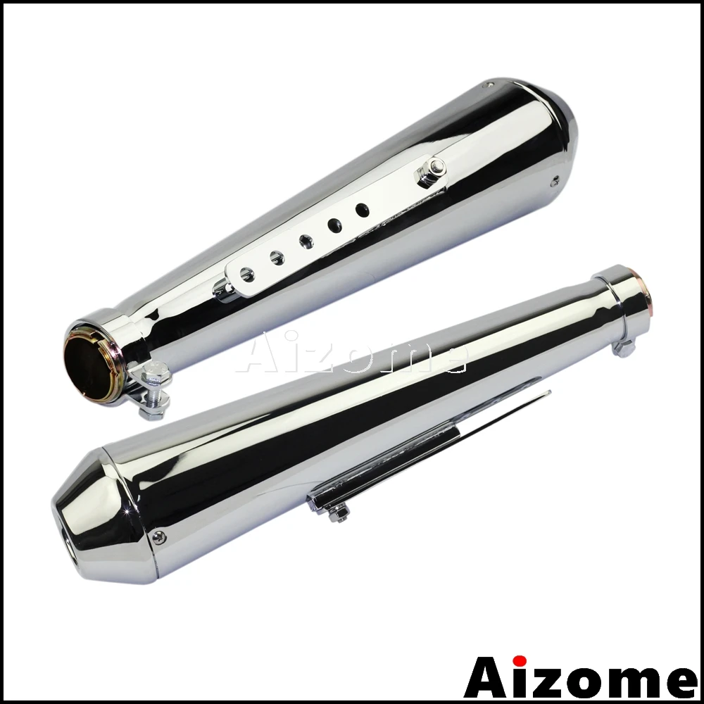 Motorcycle Exhaust Muffler Reverse Cone Shorty For Harley Cafe Racer Bobber Chopper Megaphone 35-41mm Exhaust Mufflers Pipes
Motorcycle Exhaust Muffler Reverse Cone Shorty For Harley Cafe Racer Bobber Chopper Megaphone 35-41mm Exhaust Mufflers Pipes