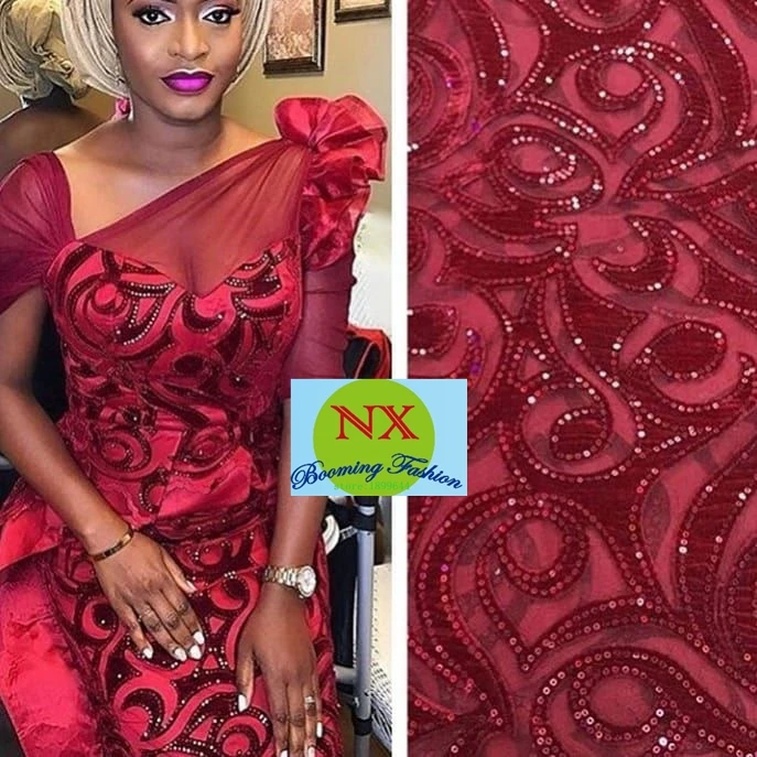 high grade african net tulle lace fabric newest design velvet lace fabric with sequence for women party dress 5yards ML6643
high grade african net tulle lace fabric newest design velvet lace fabric with sequence for women party dress 5yards ML6643