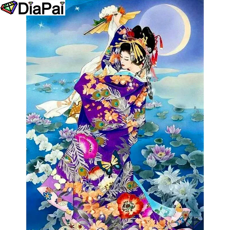 DIAPAI 100% Full Square/Round Drill 5D DIY Diamond Painting "Japanese woman" Diamond Embroidery Cross Stitch 3D Decor A19509
DIAPAI 100% Full Square/Round Drill 5D DIY Diamond Painting "Japanese woman" Diamond Embroidery Cross Stitch 3D Decor A19509