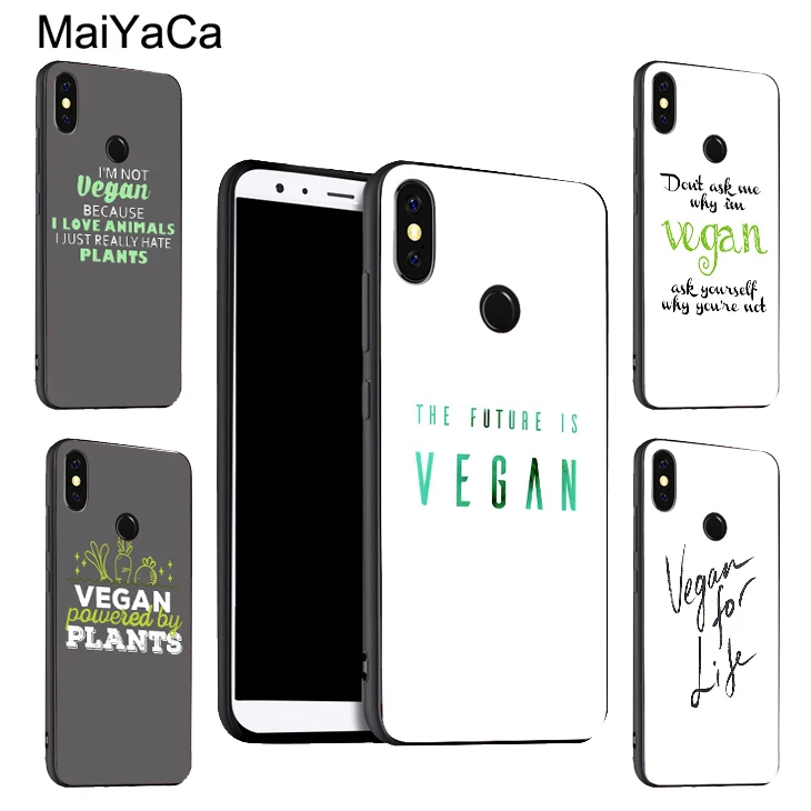Чехол MaiYaCa для вегетарианских продуктов POCO X3 F2 Pro F1 Red mi Note 9 8 T 7 9S 9C Mi 10 Lite A3