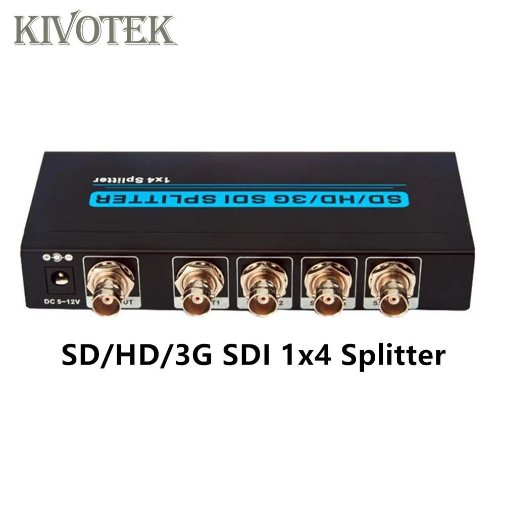 SDI Splitter 3G/HD/SDI 1x4 splitter with BNC Female Support 1080P Distribution Extender for Projector Monitor Camera EU Power
SDI Splitter 3G/HD/SDI 1x4 splitter with BNC Female Support 1080P Distribution Extender for Projector Monitor Camera EU Power