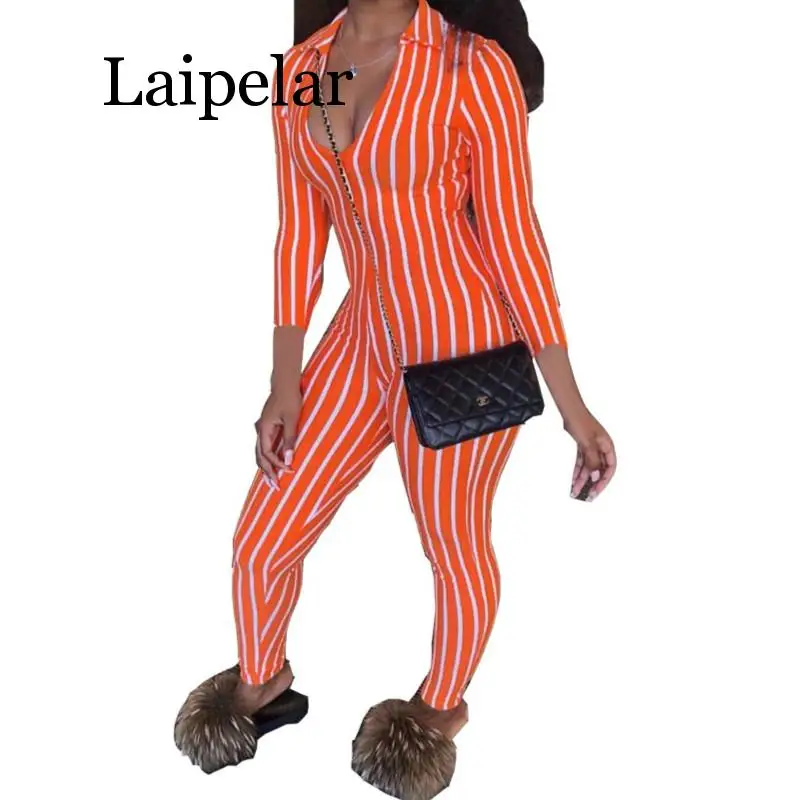 Laipelar Sexy bodysuit tracksuit rompers womens jumpsuit long sleeve skinny striped print slim casual overalls femme
Laipelar Sexy bodysuit tracksuit rompers womens jumpsuit long sleeve skinny striped print slim casual overalls femme
