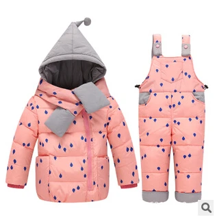 2017 new Children Boys Girls Winter Warm Down Jacket Suit Set Thick Coat+Jumpsuit Baby Clothes Set Kids Hooded Jacket With Scarf
2017 new Children Boys Girls Winter Warm Down Jacket Suit Set Thick Coat+Jumpsuit Baby Clothes Set Kids Hooded Jacket With Scarf