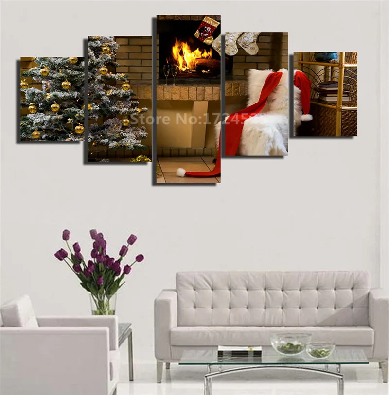 Santa Clouse House 5 Pieces Christmas Decoration Canvas Painting Wall Art Home Decor Painting On The Wall For Living Room
Santa Clouse House 5 Pieces Christmas Decoration Canvas Painting Wall Art Home Decor Painting On The Wall For Living Room