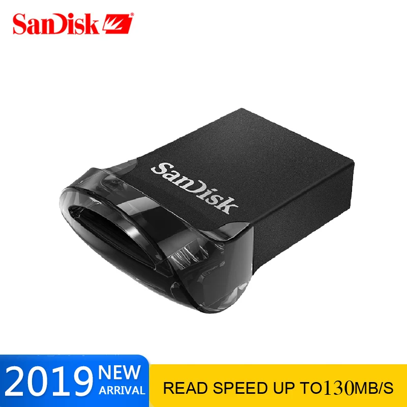 Original SanDisk Ultra Fit USB Flash Drive 32gb CZ430 16GB 128gb mini Pen 3.1 Up to 130MB/S pendrive 3.0 | Компьютеры и офис