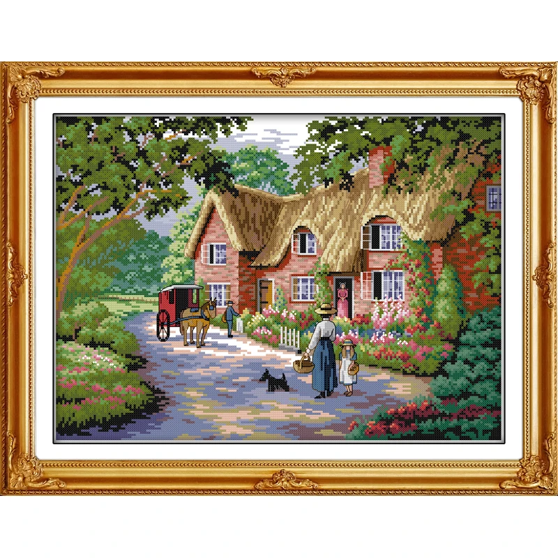 Everlasting Love Life In Countryside Ecological Cotton Cross Stitch 11CT And 14CT Printed New Store New Year Sales Promotion
Everlasting Love Life In Countryside Ecological Cotton Cross Stitch 11CT And 14CT Printed New Store New Year Sales Promotion
