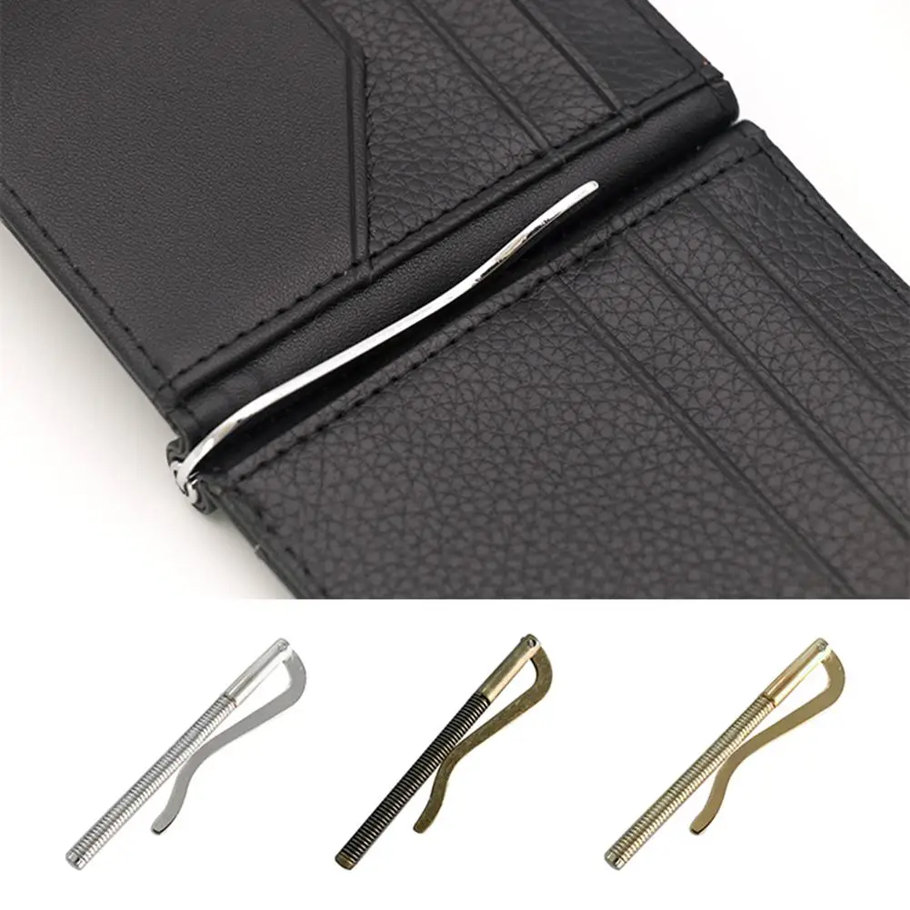 Unisex Metal Bifold Money Clip Bar Wallet Clamp Cash Holder Men Women Bar Wallet Replace Parts Spring Money Holder Clip fashion
Unisex Metal Bifold Money Clip Bar Wallet Clamp Cash Holder Men Women Bar Wallet Replace Parts Spring Money Holder Clip fashion