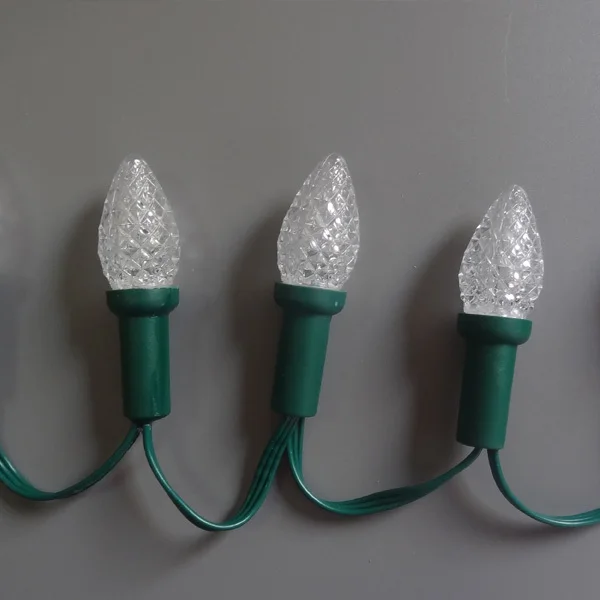 50 узлов адресная RGB C7 DC12V WS2811 Светодиодная Рождественская Пиксельная