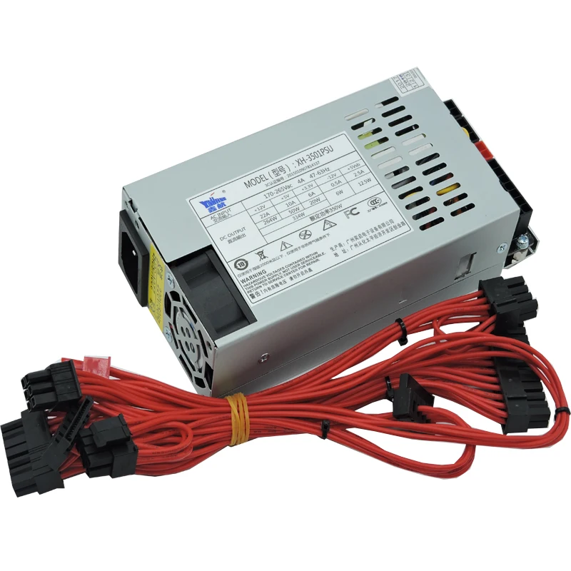 Маленький источник питания 1u flex 350w 24pin 1U Mini Real 230W FLEX/ITX 350W Полный Модуль блока