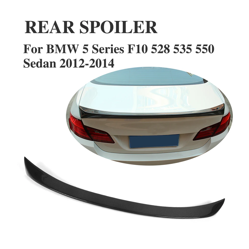 Carbon Fiber Car Rear boot lip Spoiler Trunk Wings For BMW 5 Series F10 528i 535i 550i M5 M sport sedan 2010-2014
Carbon Fiber Car Rear boot lip Spoiler Trunk Wings For BMW 5 Series F10 528i 535i 550i M5 M sport sedan 2010-2014