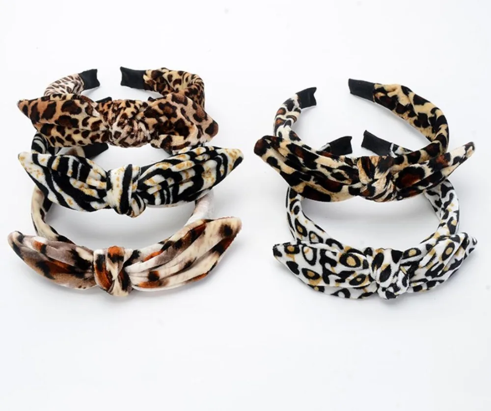 New arrival fashion Women Leopard print velvet knot bow hairbands girl's lovely headwear lady's vintage hair accessories
New arrival fashion Women Leopard print velvet knot bow hairbands girl's lovely headwear lady's vintage hair accessories