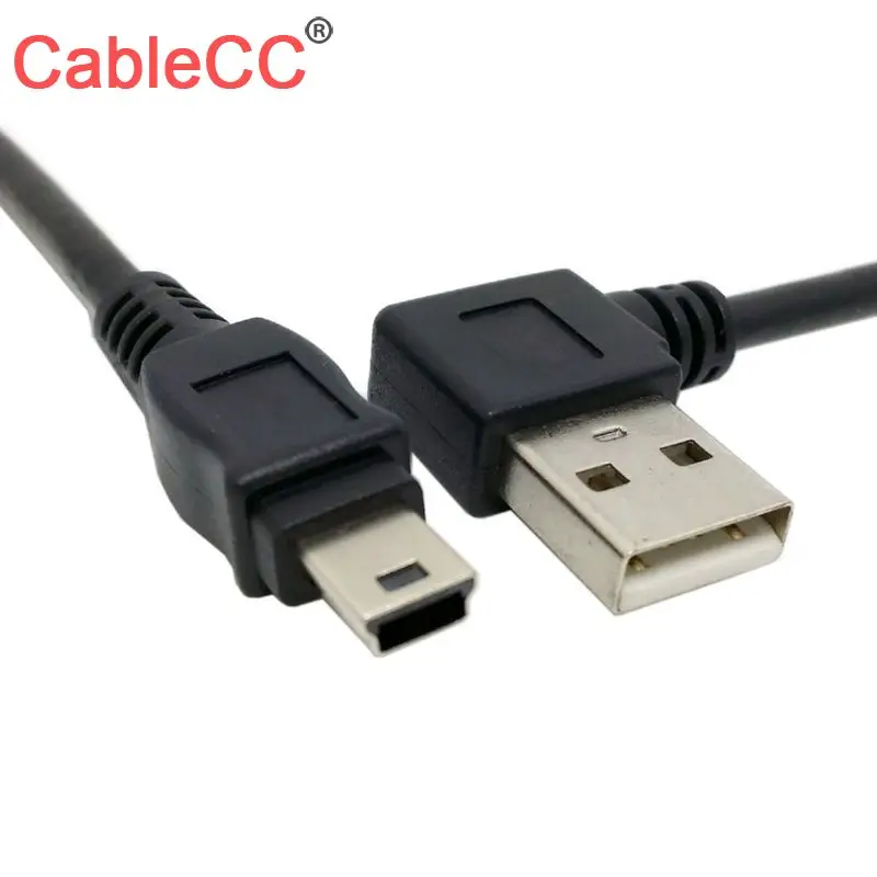 CableCC USB 2.0 A Male Plug to Mini 5 Pin Left Angled 90 Degree Plug Data Cable Cord 50cm
CableCC USB 2.0 A Male Plug to Mini 5 Pin Left Angled 90 Degree Plug Data Cable Cord 50cm