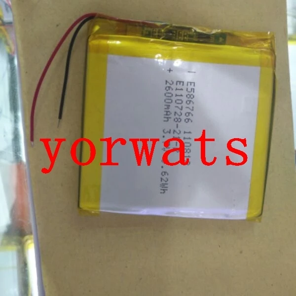 New Hot A Rechargeable Li-ion Cell 3.7V polymer lithium battery 586766 556766 direct and high capacity MP5 charging navigator
New Hot A Rechargeable Li-ion Cell 3.7V polymer lithium battery 586766 556766 direct and high capacity MP5 charging navigator