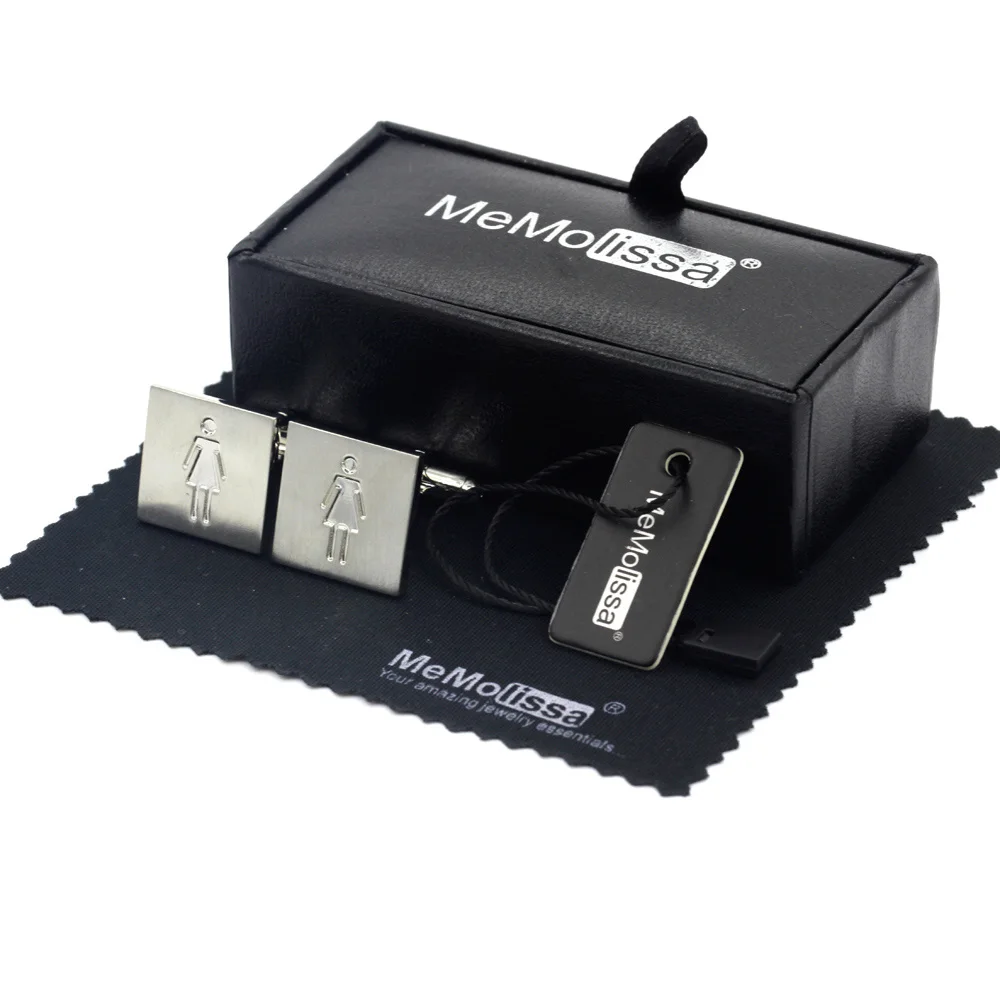 MeMolissa Display Box Novelty Female Figure Design Cufflinks Square Toilet Signs Cufflink Men Jewelry Tag & Wipe Cloth
MeMolissa Display Box Novelty Female Figure Design Cufflinks Square Toilet Signs Cufflink Men Jewelry Tag & Wipe Cloth