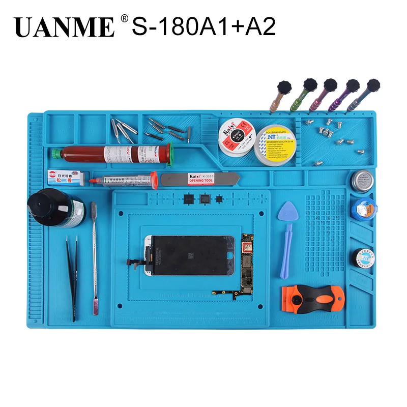 Теплоизоляционная Силиконовая накладка UANME, Настольный коврик, платформа для обслуживания паяльной станции BGA, ремонтная станция + Располож...
Теплоизоляционная Силиконовая накладка UANME, Настольный коврик, платформа для обслуживания паяльной станции BGA, ремонтная станция + Располож...