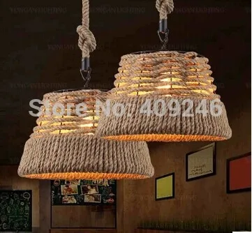 Vintage Edison Loft American Rural Handmade Hemp Rope Chandelier Ceiling Lamp Droplight For Cafe Coffee Shop Bar Club
Vintage Edison Loft American Rural Handmade Hemp Rope Chandelier Ceiling Lamp Droplight For Cafe Coffee Shop Bar Club