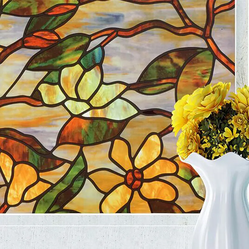 Static magnolia flower frosted window sticker cellophane stained opaque bathroom creative decorative glass films 60cmx550cm
Static magnolia flower frosted window sticker cellophane stained opaque bathroom creative decorative glass films 60cmx550cm