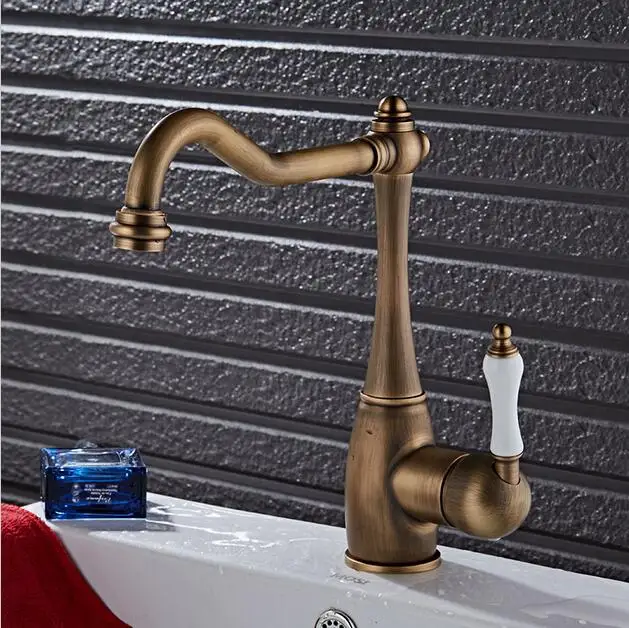 Kitchen faucet Antique Copper water tap cold and hot Sink faucet Vegetable washing basin sink mixer 360 degree rotating faucet
Kitchen faucet Antique Copper water tap cold and hot Sink faucet Vegetable washing basin sink mixer 360 degree rotating faucet