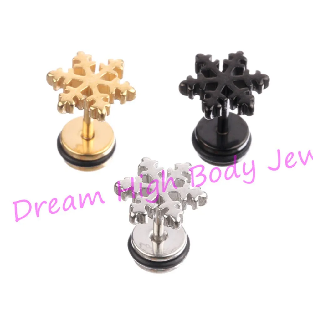 HENGKE Snow Flower Barbell Punk Ear Stud Titanium Golden Black 316L Stainless Steel Cute Hot Sale Free Shipping
HENGKE Snow Flower Barbell Punk Ear Stud Titanium Golden Black 316L Stainless Steel Cute Hot Sale Free Shipping