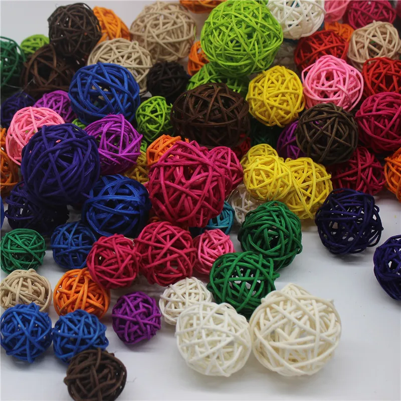 15PCS Colorful 3 Sizes Rattan Ball DIY Sepak Takraw Balls Kids Toys Home Ornaments&Christmas/Birthday/Wedding Party Decorations
15PCS Colorful 3 Sizes Rattan Ball DIY Sepak Takraw Balls Kids Toys Home Ornaments&Christmas/Birthday/Wedding Party Decorations