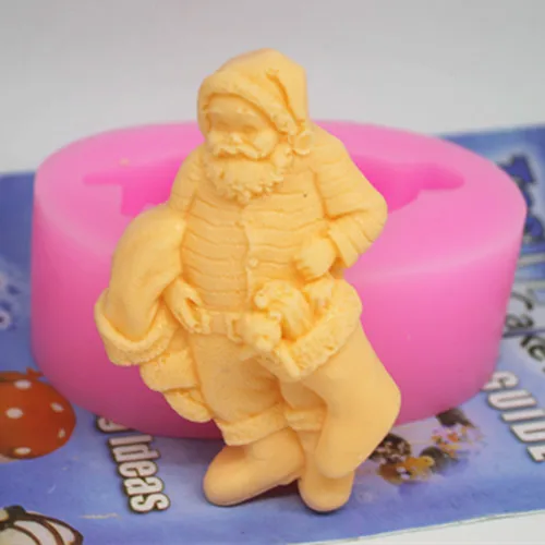 Silicone mold Santa Claus shape handmade soap clay mould DIY tools Fondant cake chocolate decoration mold
Silicone mold Santa Claus shape handmade soap clay mould DIY tools Fondant cake chocolate decoration mold