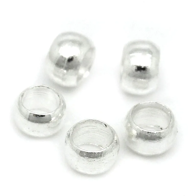 DoreenBeads Alloy Crimp Beads Round silver color 1.5mm 2.5mm( 1/8") Dia, 200 PCs Hot new
DoreenBeads Alloy Crimp Beads Round silver color 1.5mm 2.5mm( 1/8") Dia, 200 PCs Hot new