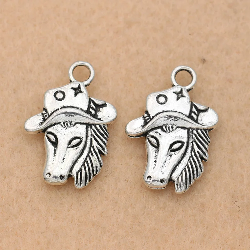 5pcs Horse Head Charm Pendant fit Bracelet Necklace Antique Silver Plated Jewelry DIY Making Accessories 23x17mm
5pcs Horse Head Charm Pendant fit Bracelet Necklace Antique Silver Plated Jewelry DIY Making Accessories 23x17mm