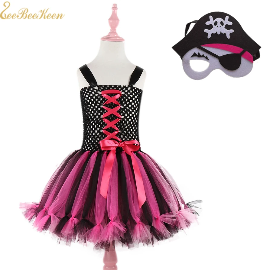 Фото Пиратский костюм для косплея девочек платье пачка пирата детей 1 12 лет Детский из