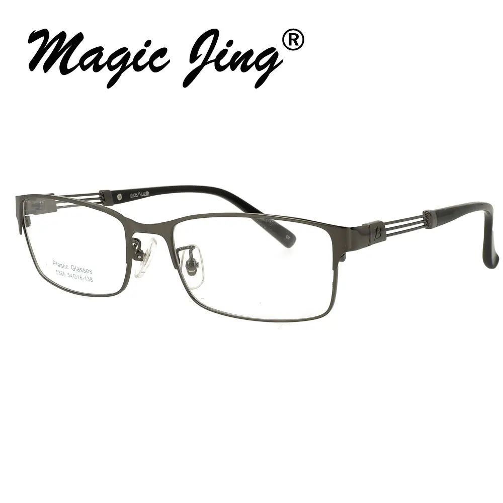 Magic Jing, металлические очки, очки, полная оправа для мужчин, оптические оправы по рецепту, включая синий, коричневый, серый, каждый 5886
Magic Jing, металлические очки, очки, полная оправа для мужчин, оптические оправы по рецепту, включая синий, коричневый, серый, каждый 5886