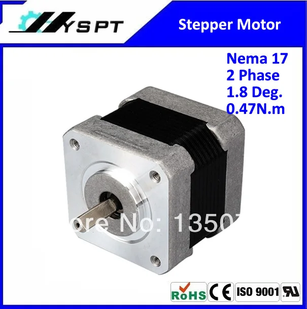 Leadshine шаговый двигатель Nema17 42HS03 2 фазы 1,8 Шаговый угол 0.47N. m гибридный шаговый двигатель
Leadshine шаговый двигатель Nema17 42HS03 2 фазы 1,8 Шаговый угол 0.47N. m гибридный шаговый двигатель